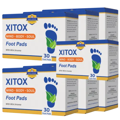 Xitox detox foot pads 6-box supply