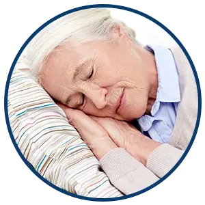deep restful sleep with Xitox overnight foot pads