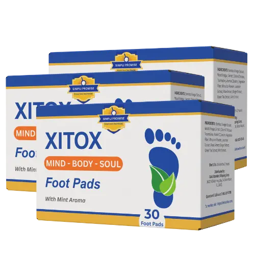 doctor recommends 3 to 6 boxes of Xitox detox foot pads for best results